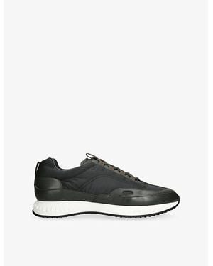 John Lobb Stream Laced Leather Sneakers - Black