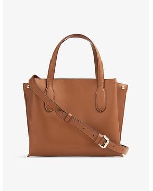 LK Bennett Lola Leather Tote Bag - Brown