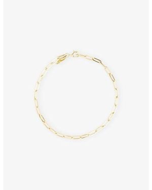 Lisa Gozlan Lg Sml Paperclip Bracelet - White