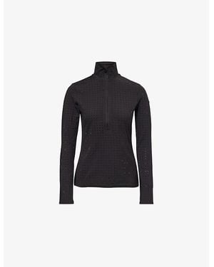 Goldbergh Spark Ski Pully Stretch-Woven Top - Black
