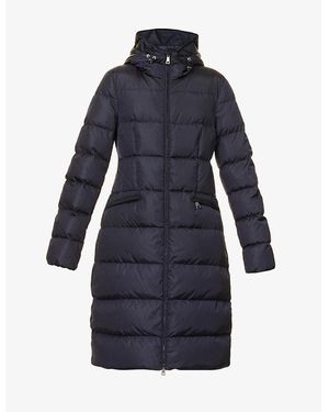 Moncler Avocette Down Coat in Natural Lyst