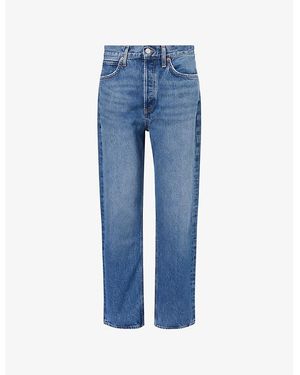Agolde 90's Straight-Leg Denim Jeans - Blue