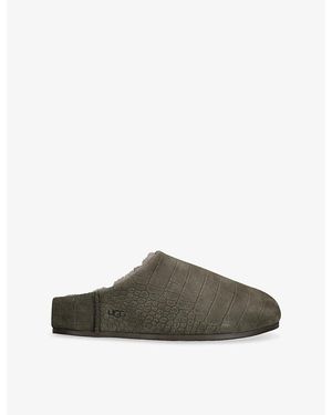 UGG Elea Suede Slippers - Green