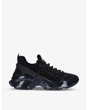 Steve Madden Maxima R Studded Textile Sneakers - Black