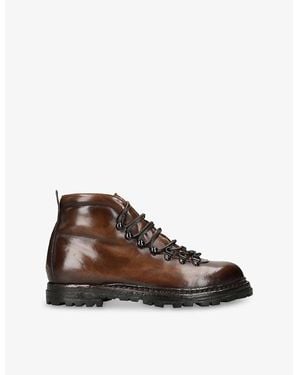 Officine Creative Artik Leather Ankle Boots - Brown
