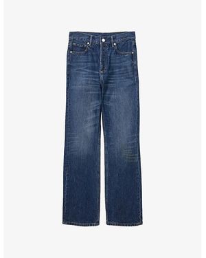 AllSaints Mathilde Relaxed Bootcut Denim Jeans - Blue