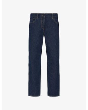 The Row Riaco Slim-Leg Denim Jeans - Blue