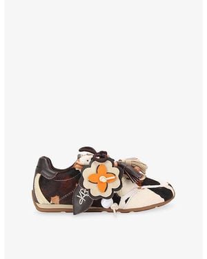 KG by Kurt Geiger Lennon Leather Trainers - Multicolour