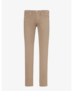 FRAME L'Homme Slim Tapered-Leg Slim-Fit Stretch-Denim Jeans - Natural