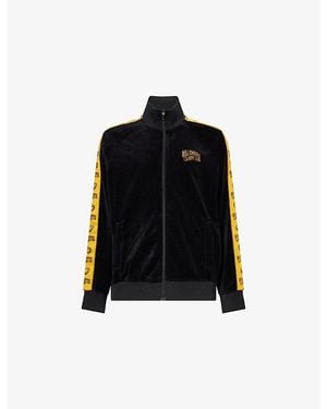 BBCICECREAM Logo-Printed Trim Regular-Fit Velour Tracksuit Top - Black