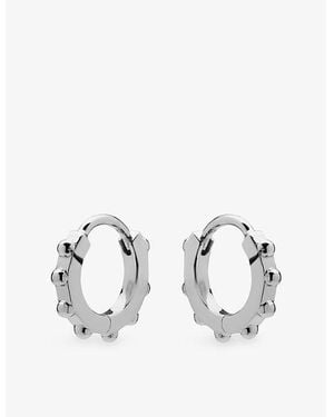 Shaun Leane Spur Mini Sterling- Hoop Earrings - Metallic