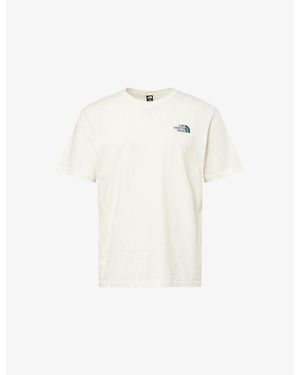 The North Face Earth Relax Logo-Print Cotton T-Shirt - White