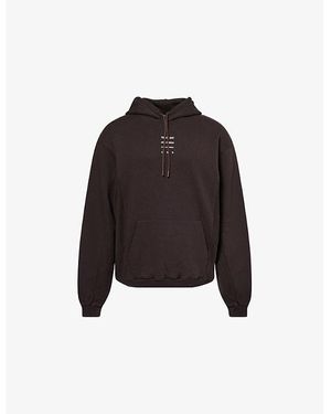 247 BY Represent Uprising Relaxed-Fit Cotton-Jersey Hoodie - Black