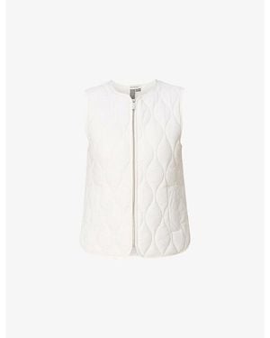 Sweaty Betty On The Move Quilted Shell Gilet - White
