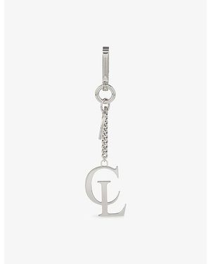 Christian Louboutin Cl-Toned Metal Keyring - White
