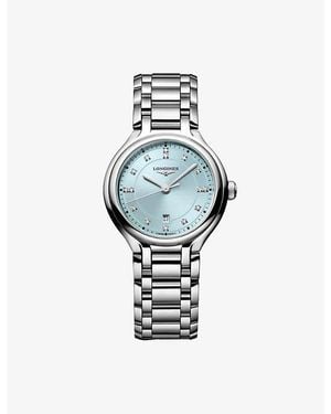 Longines Primaluna Stainless-Steel And 0.057Ct Diamond Quartz Watch 30Mm - Metallic