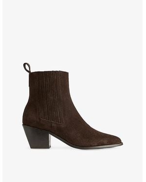 LK Bennett Jolene Suede Chelsea Boots - Brown