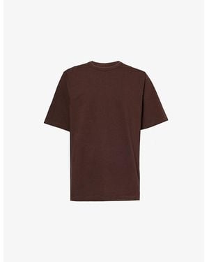 Rick Owens Brad Crew-Neck Relaxed-Fit Cotton-Jersey T-Shirt - Brown