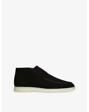 Aurélien City Suede Loafers - Black