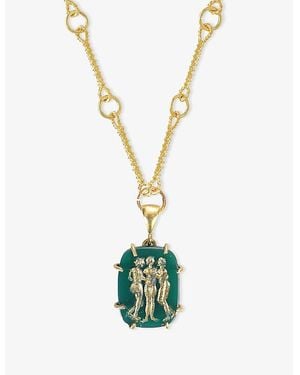 La Maison Du Couturier Ece London The Charities London 22Ct Vermeil&Nbsp;And Carnelian Necklace - Metallic