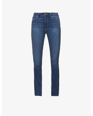 PAIGE Hoxton Skinny High-Rise Jeans - Blue