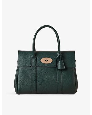 Mulberry Bayswater Heritage Leather Tote Bag - Green