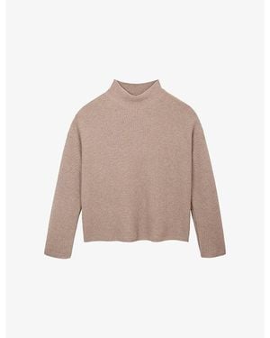 The White Company Honeycomb-Stitch Relaxed-Fit Wool And Cashmere-Blend Jumper - Natural