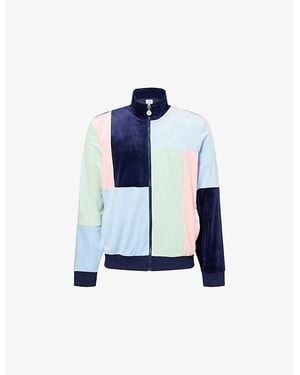 Sergio Tacchini X Wavey Haze Velour Track Top - Blue