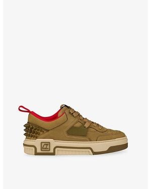Christian Louboutin Astroloubi 2 Leather Sneakers - Brown