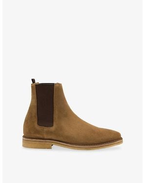 BOSS Beckham X Chelsea Suede Ankle Boots - Brown