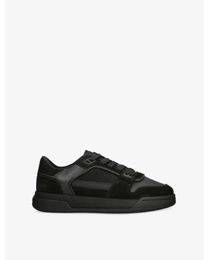 Arne Basket Woven Trainer - Black
