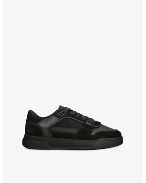 Arne Basket Woven Trainer - Black