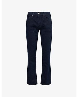 PAIGE Transcend Normandie 34-Inch Straight Jeans - Blue