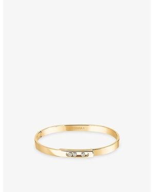 Messika Move Noa 18Ct- And 0.11Ct Diamond Bangle - Metallic