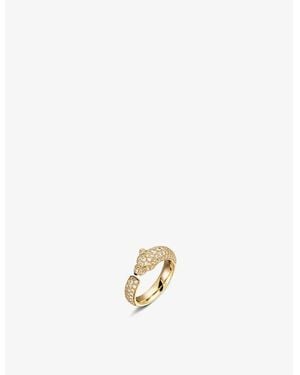 Cartier Panthère 18Ct- And Diamond Ring - Metallic