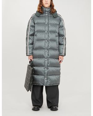 Gucci GG Supreme Padded Coat - Grey