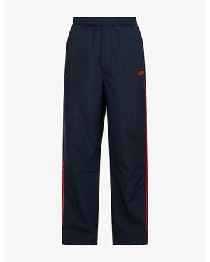 Les Deux Worldwide Woven Track Trousers - Blue