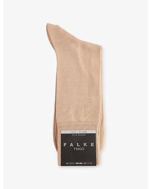 FALKE Tiago Stretch Cotton-Blend Socks - Natural