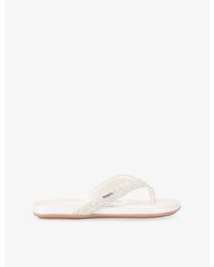Carvela Kurt Geiger Riviera Jewel Embellished Sandals - White