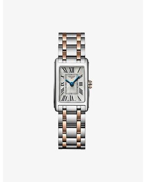 Longines L5.258.5.71.7 Dolcevita Stainless-Steel And 18Ct- Quartz Watch - White
