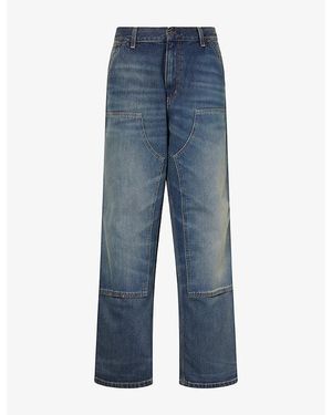 Carhartt Double Knee Relaxed Cotton Jeans - Blue