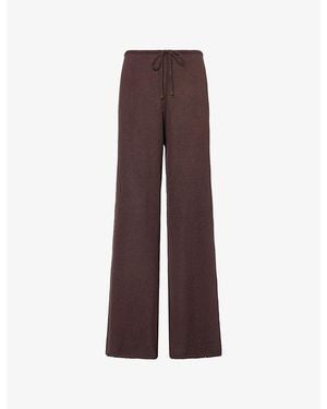 Cheap Monday Belize Wide-Leg Cotton-Blend Pants - Brown