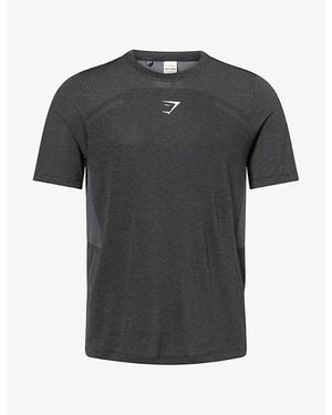 GYMSHARK Lightweight Seamless Training T-Shirt - Black