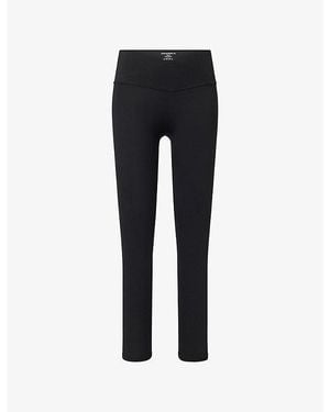 ADANOLA Ultimate Wrap-Over Workout Leggings - Black