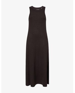 Citizens of Humanity Isabel Scoop-Neck Stretch-Jersey Midi Dress - Black