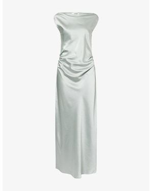 4th & Reckless Anais Ruched Woven Maxi Dress - Multicolour