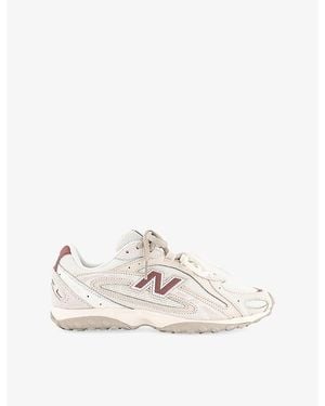 New Balance 204L Suede And Mesh Trainers - White