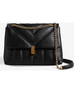 Ted Baker Ayalina Quilted-leather Cross-body Bag - Black
