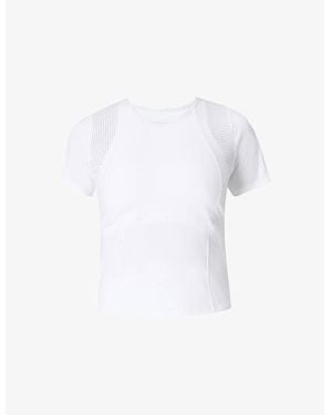 Sweaty Betty Pro Racket Power Stretch-Woven T-Shirt - White