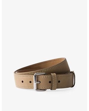 Prada Nubuck Leather Belt - Brown